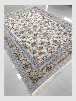 فرش طرح بهشت کرم 
