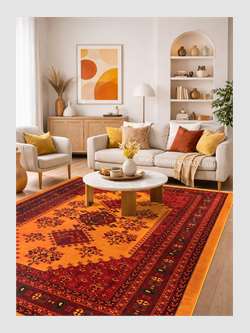 فرش طرح ساتین