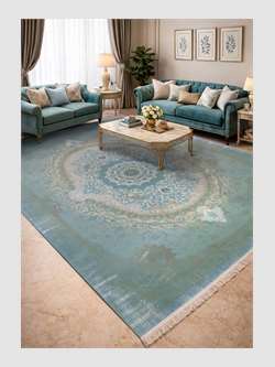 فرش طرح پگاه آبی