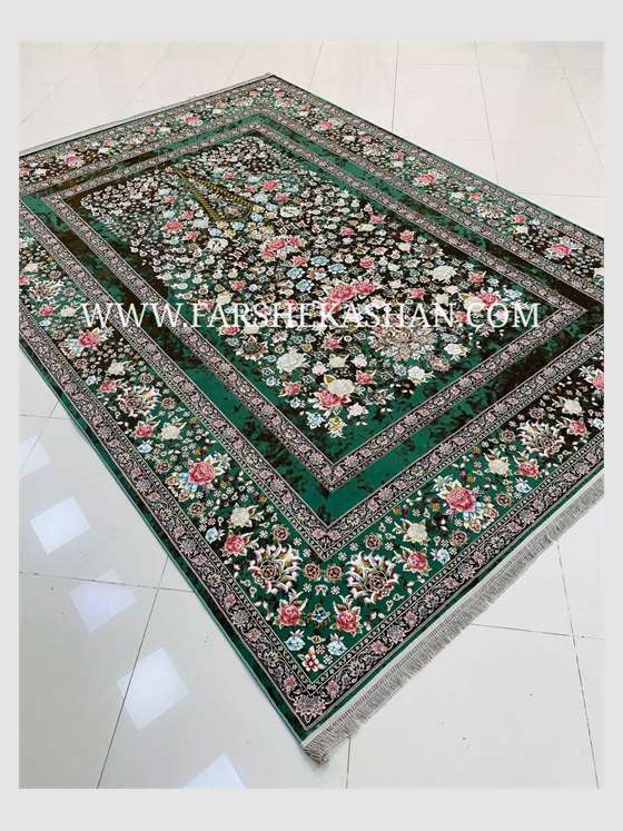 طرح باغ گل سبز