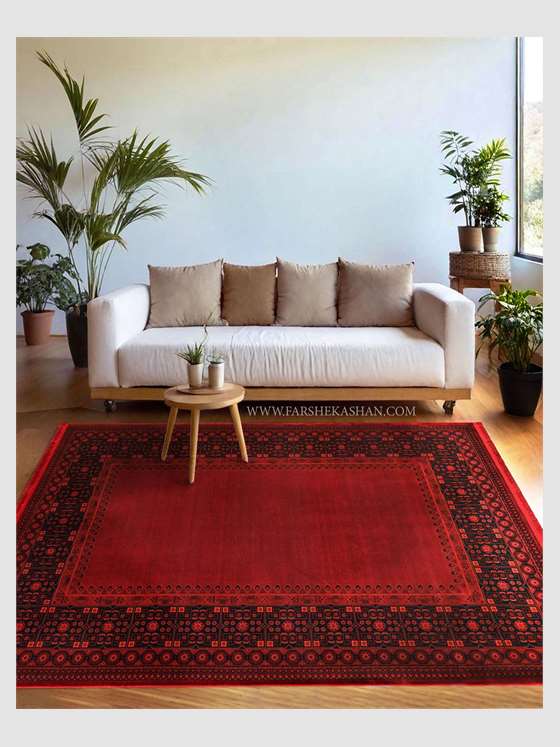 فرش طرح دیبا لاکی