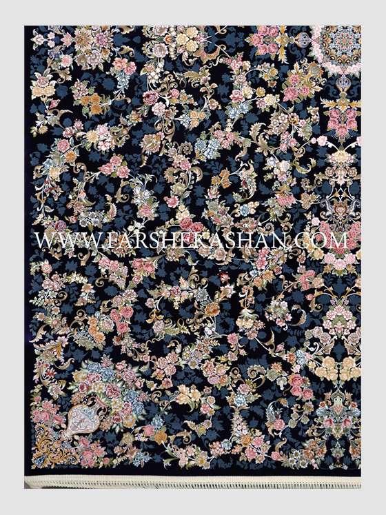 فرش طرح رزگل 1236