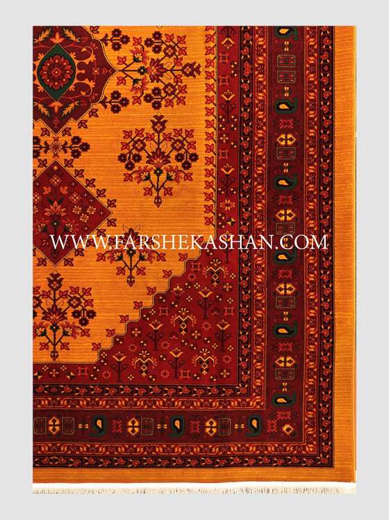 فرش طرح ساتین