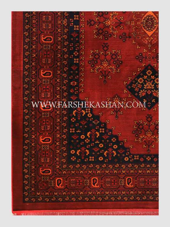 فرش طرح ساتین