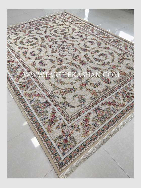 فرش طرح گل گندم