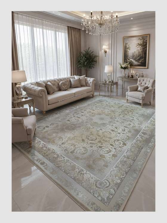 فرش طرح گلکسی 
